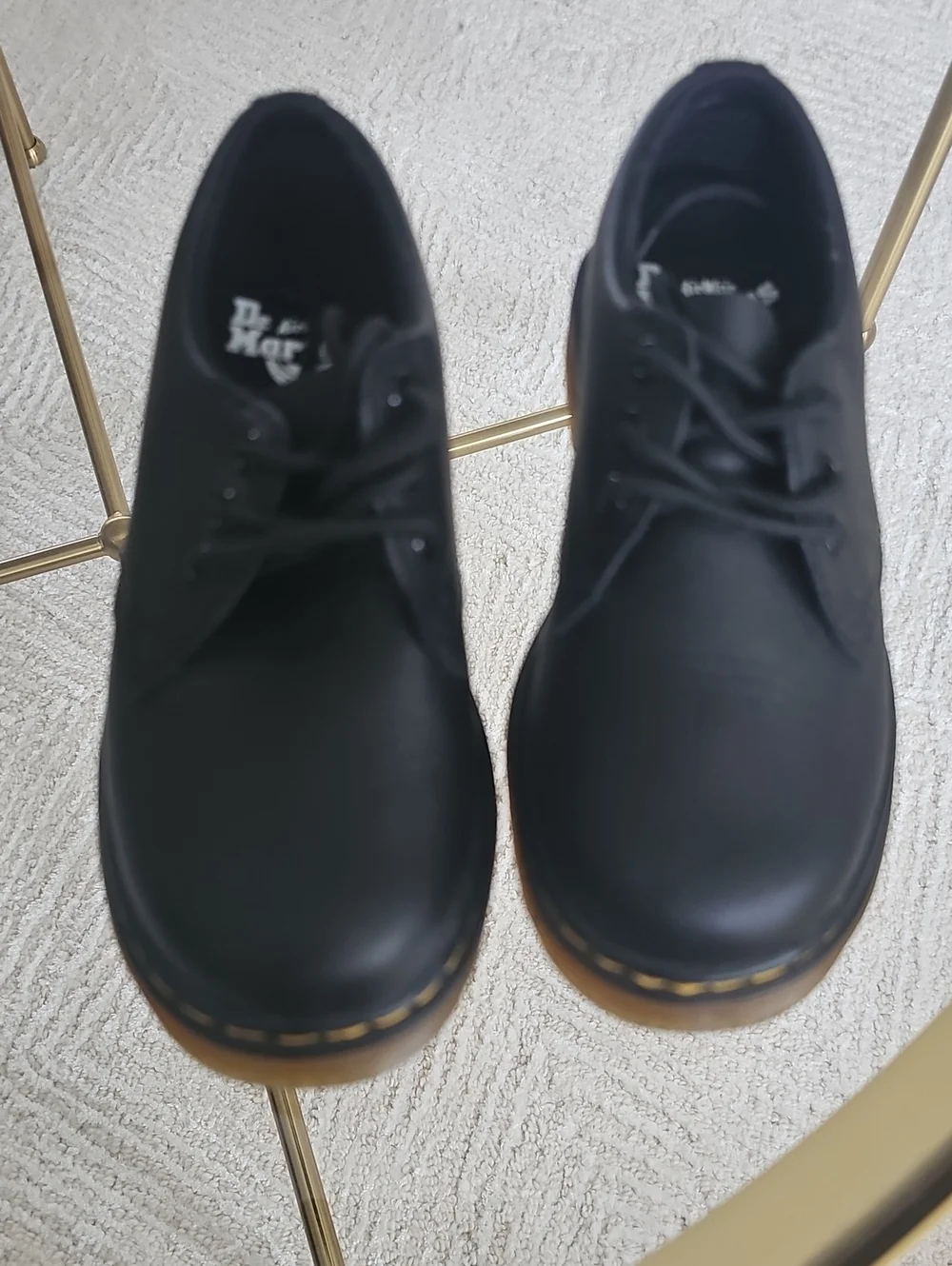 Dr. Martens Men's Black Chukka Boots with Tan Sole Trim